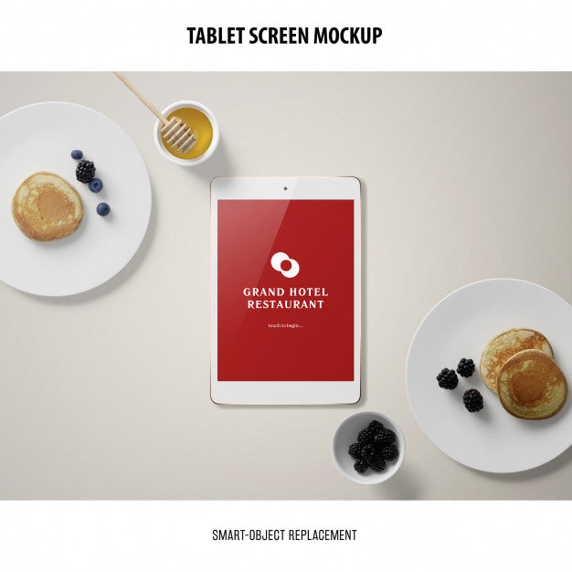 Tablet Screen Mockup Psd