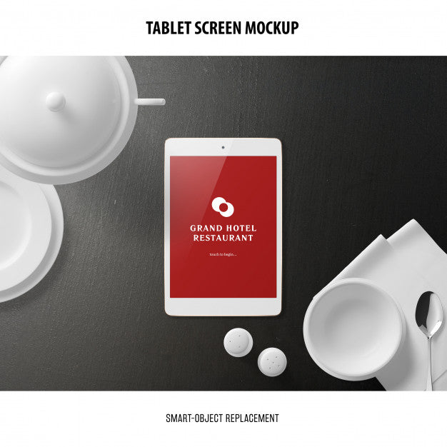 Tablet Screen Mockup Psd