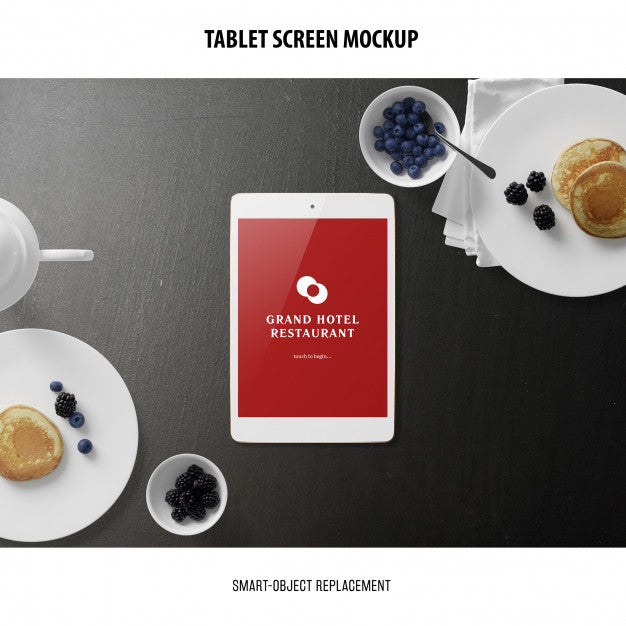Tablet Screen Mockup Psd