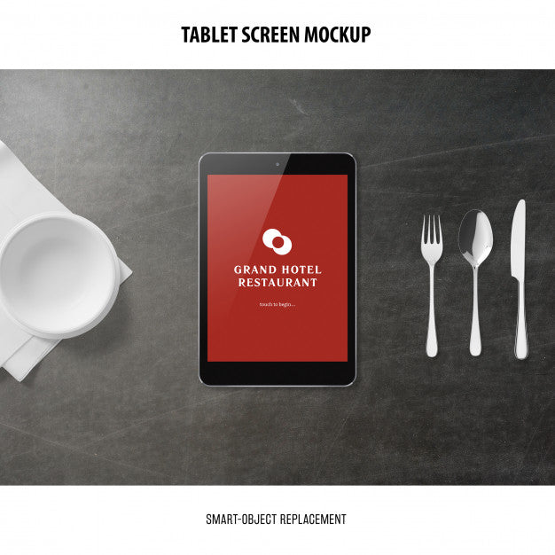 Tablet Screen Mockup Psd
