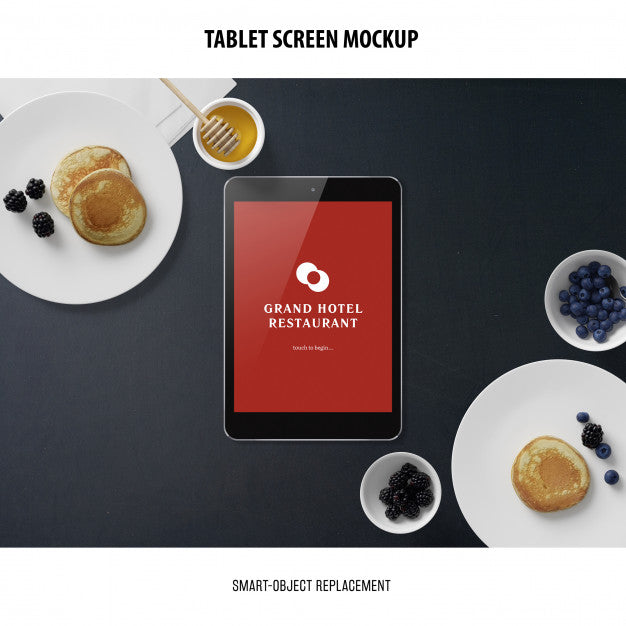 Tablet Screen Mockup Psd