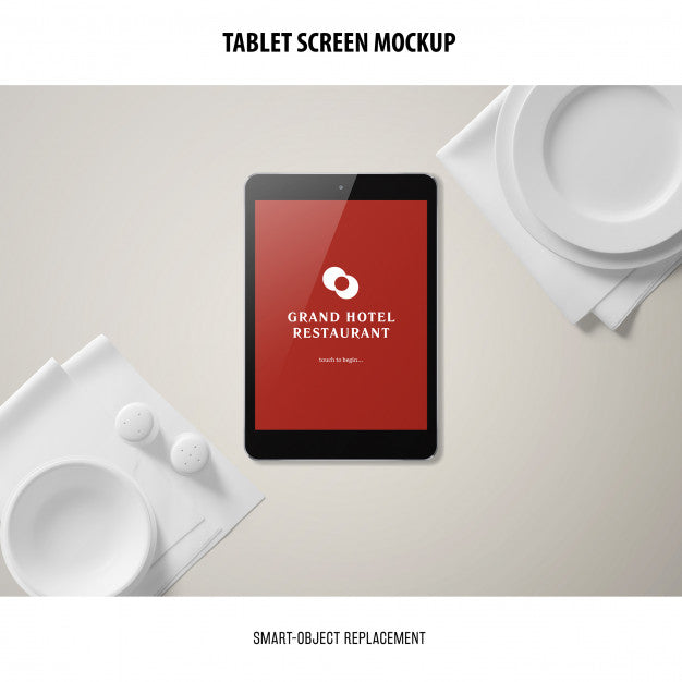 Tablet Screen Mockup Psd