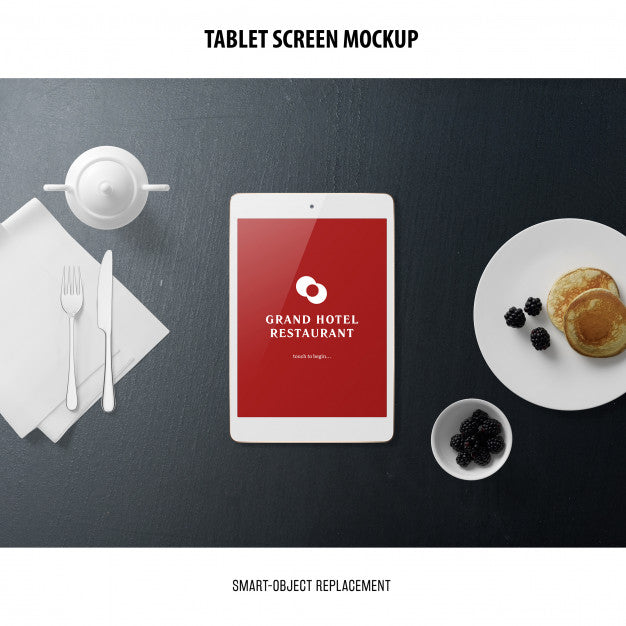 Tablet Screen Mockup Psd
