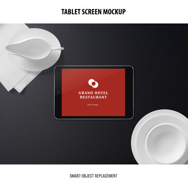 Tablet Screen Mockup Psd