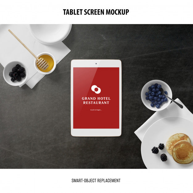 Tablet Screen Mockup Psd