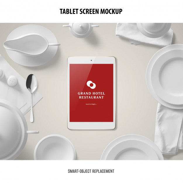 Tablet Screen Mockup Psd