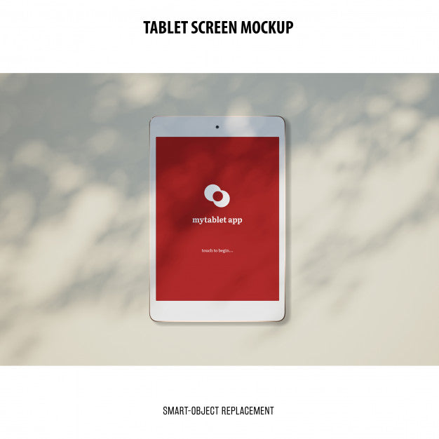 Tablet Screen Mockup Psd