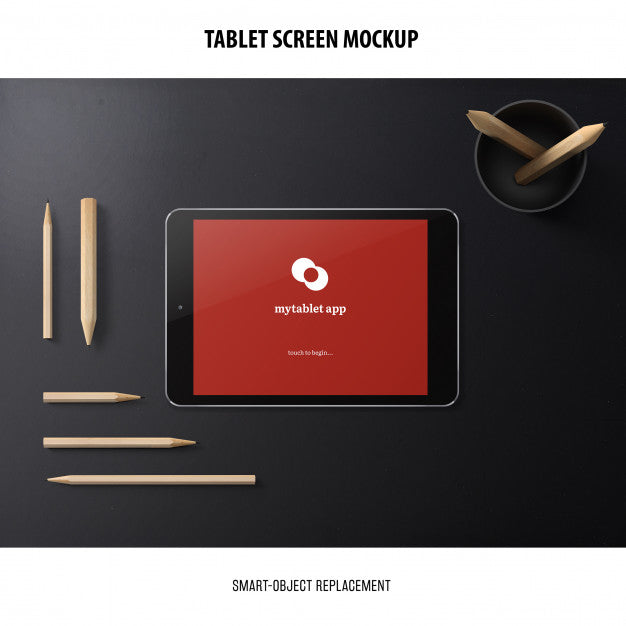 Tablet Screen Mockup Psd