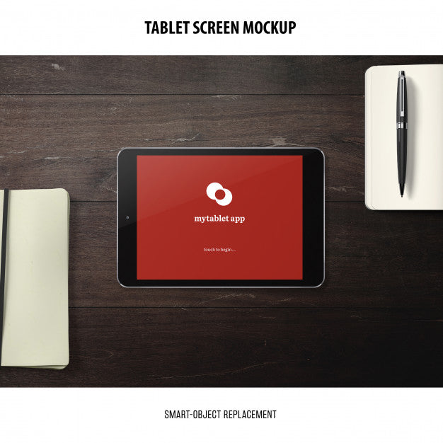 Tablet Screen Mockup Psd