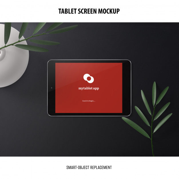 Tablet Screen Mockup Psd