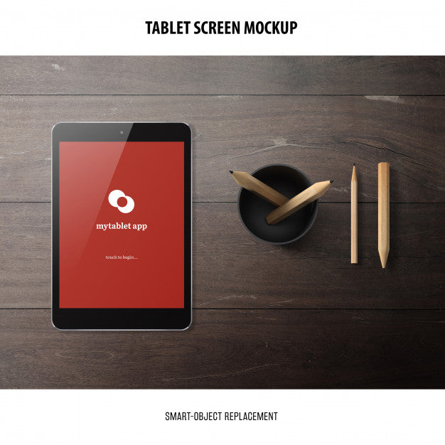 Tablet Screen Mockup Psd