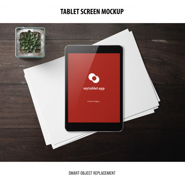 Tablet Screen Mockup Psd
