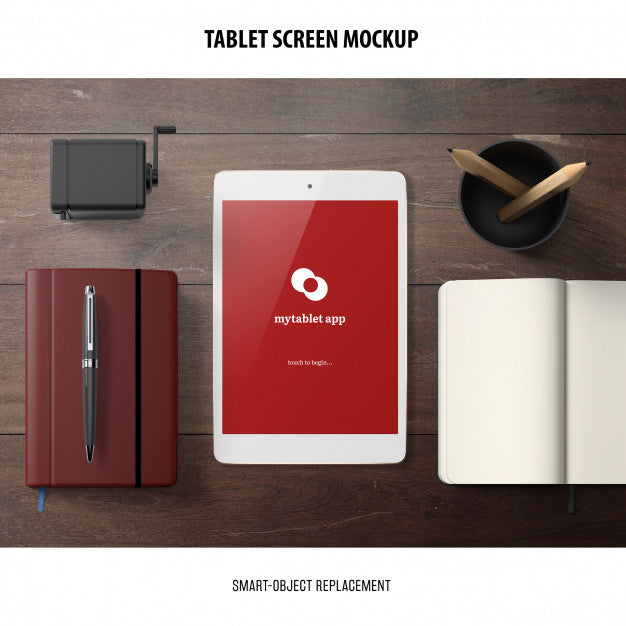 Tablet Screen Mockup Psd
