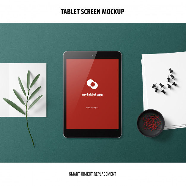 Tablet Screen Mockup Psd