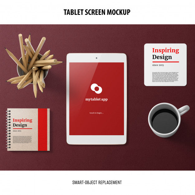 Tablet Screen Mockup Psd