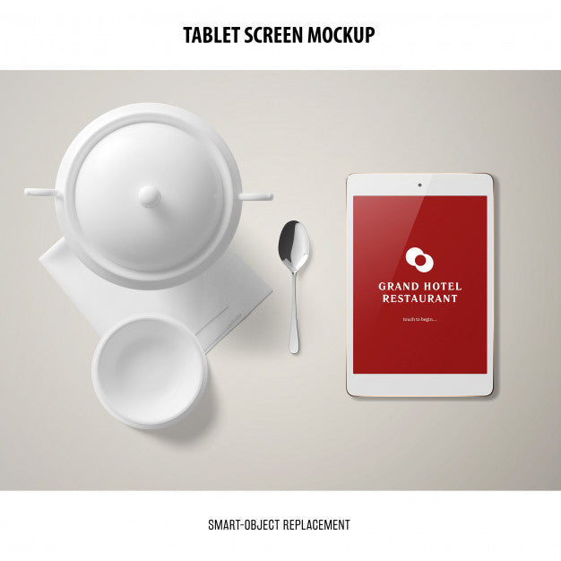 Tablet Screen Mockup Psd