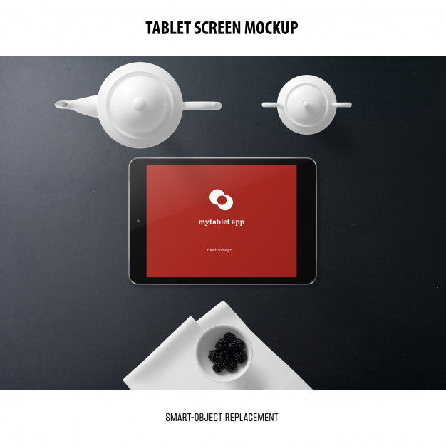 Tablet Screen Mockup Psd