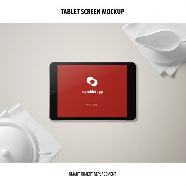 Tablet Screen Mockup Psd