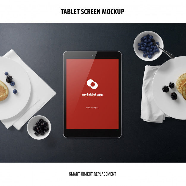 Tablet Screen Mockup Psd