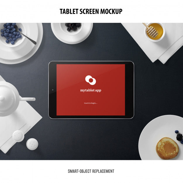 Tablet Screen Mockup Psd