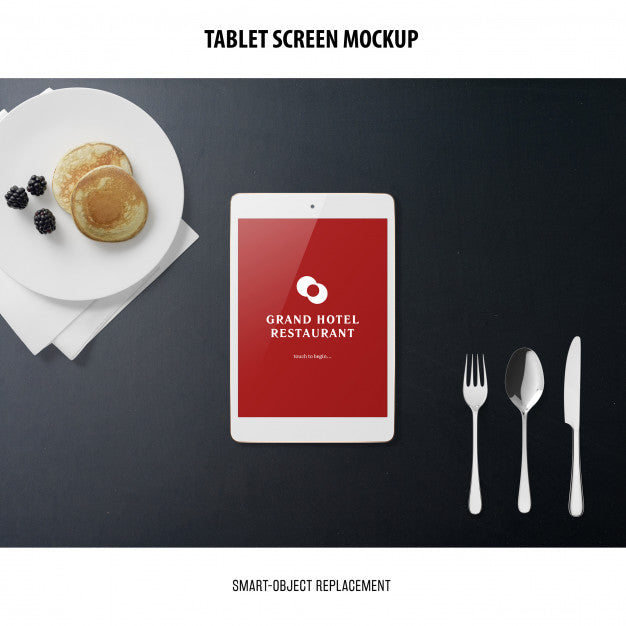 Tablet Screen Mockup Psd
