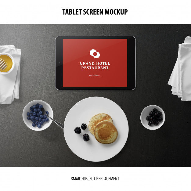 Tablet Screen Mockup Psd