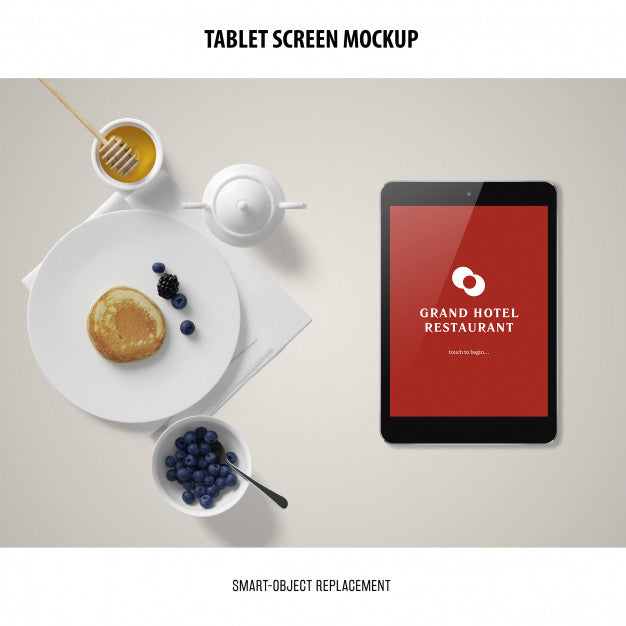 Tablet Screen Mockup Psd