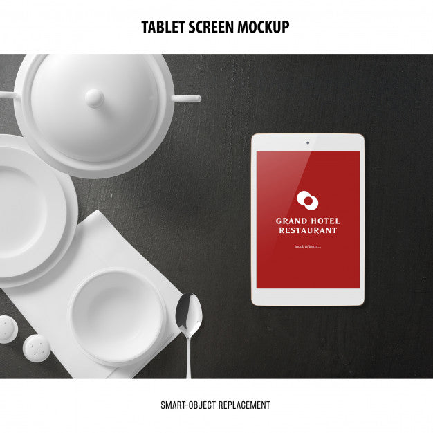 Tablet Screen Mockup Psd