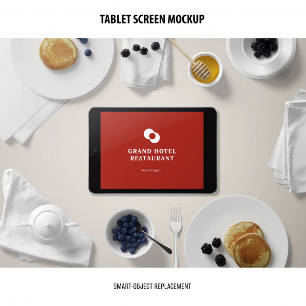 Tablet Screen Mockup Psd