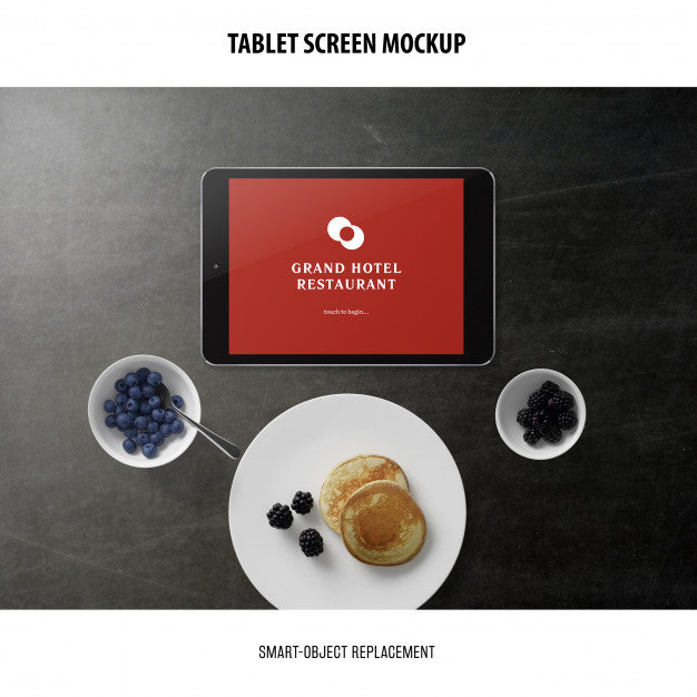 Tablet Screen Mockup Psd