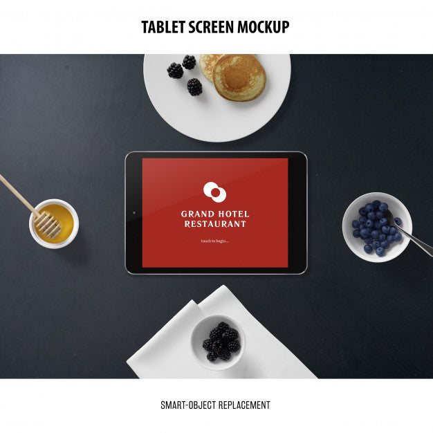 Tablet Screen Mockup Psd