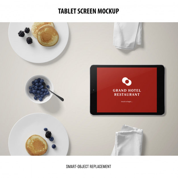 Tablet Screen Mockup Psd