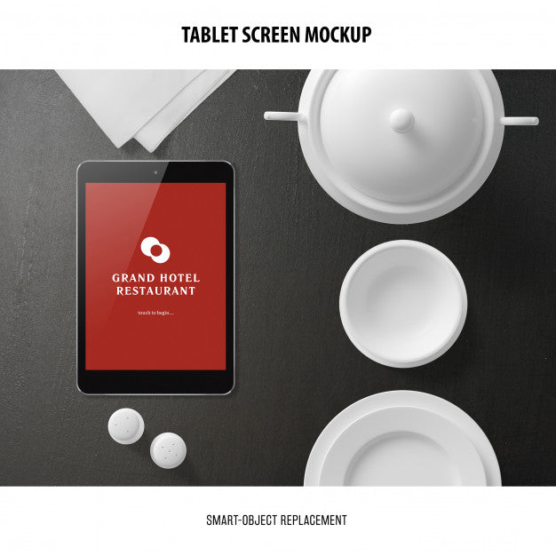 Tablet Screen Mockup Psd