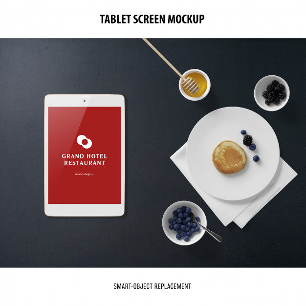 Tablet Screen Mockup Psd