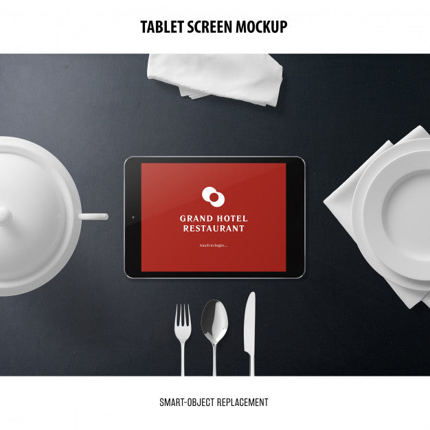 Tablet Screen Mockup Psd
