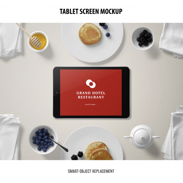 Tablet Screen Mockup Psd