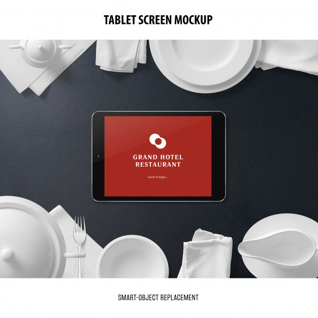 Tablet Screen Mockup Psd