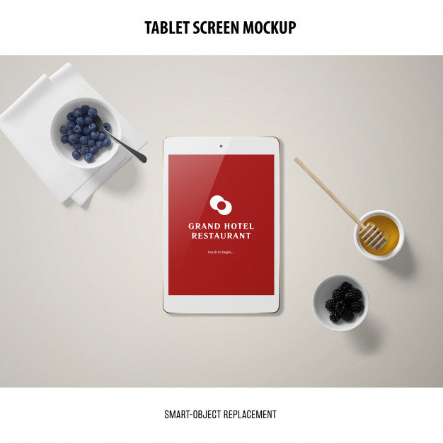Tablet Screen Mockup Psd