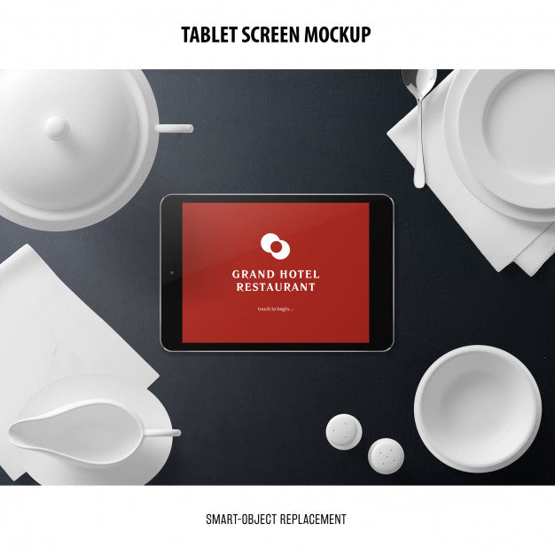 Tablet Screen Mockup Psd