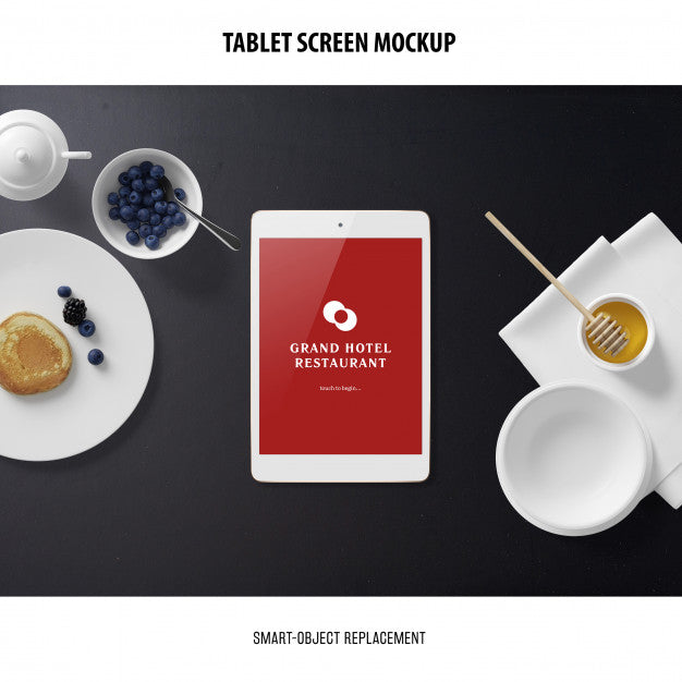 Tablet Screen Mockup Psd