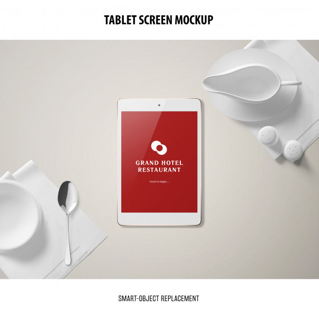 Tablet Screen Mockup Psd