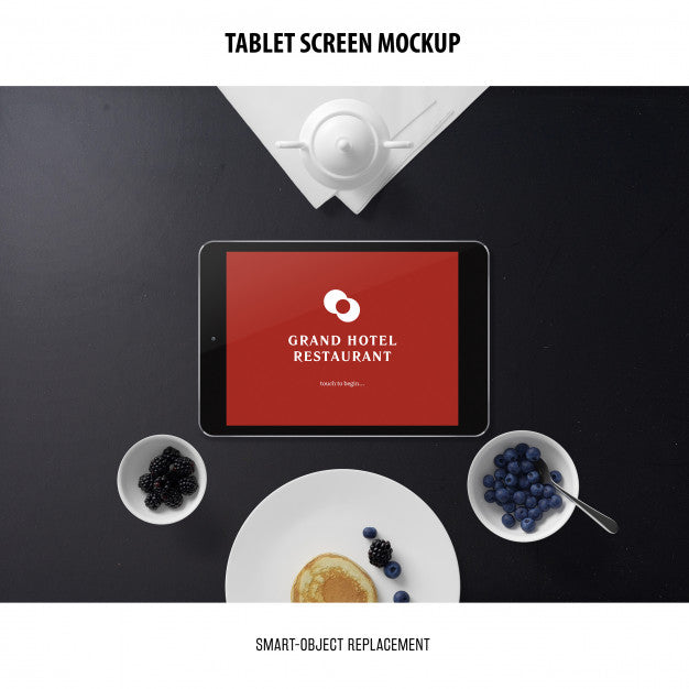 Tablet Screen Mockup Psd