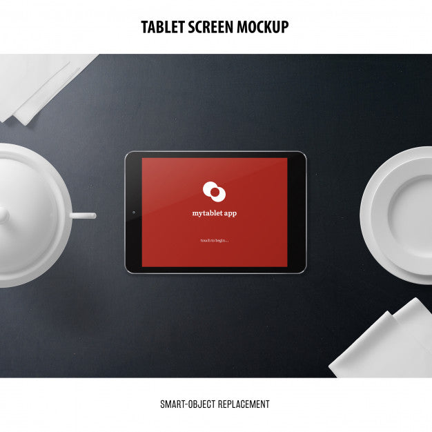 Tablet Screen Mockup Psd
