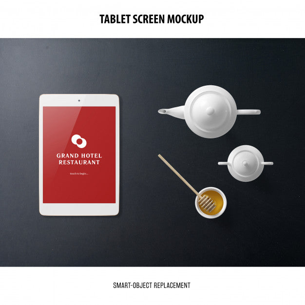 Tablet Screen Mockup Psd
