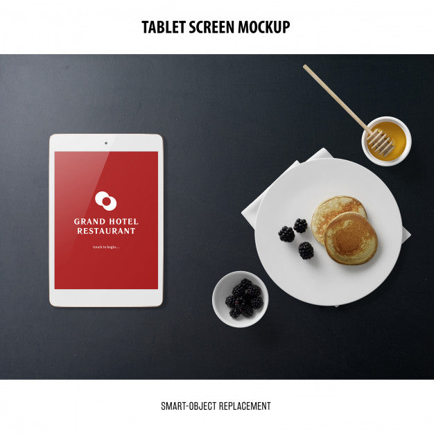Tablet Screen Mockup Psd