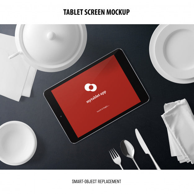 Tablet Screen Mockup Psd