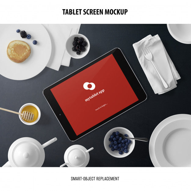 Tablet Screen Mockup Psd