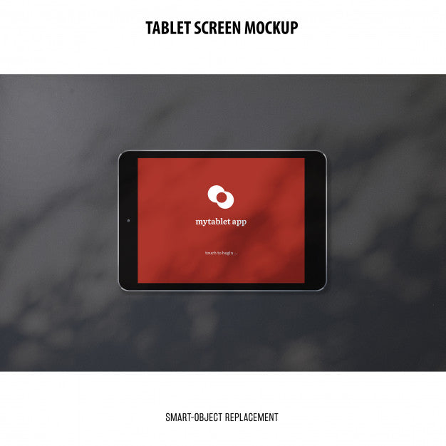 Tablet Screen Mockup Psd