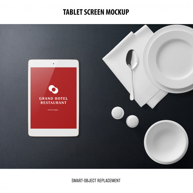 Tablet Screen Mockup Psd