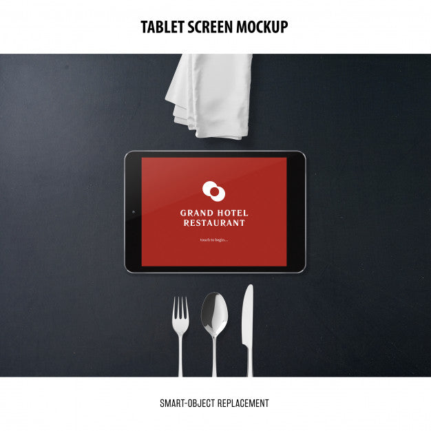 Tablet Screen Mockup Psd